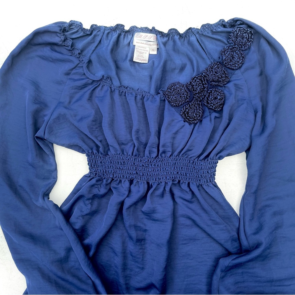 Blue Babydoll Style Top - Max Studio Specialty Products